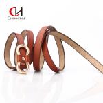 OEM Ladies Leather Belt PU Thin Waist Strap Simple Matching Dress Sub Sweater