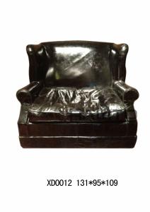 Wholesale Luxury antique two seater leather sofa/rectangle two seats antique leather sofa from china suppliers