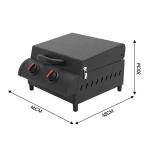 Portable Roaster Rotisserie BBQ Barbecue Gas Kebab Grill for Household Outdoor