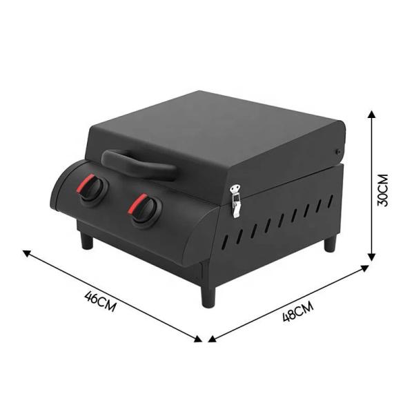 Portable Roaster Rotisserie BBQ Barbecue Gas Kebab Grill for Household Outdoor