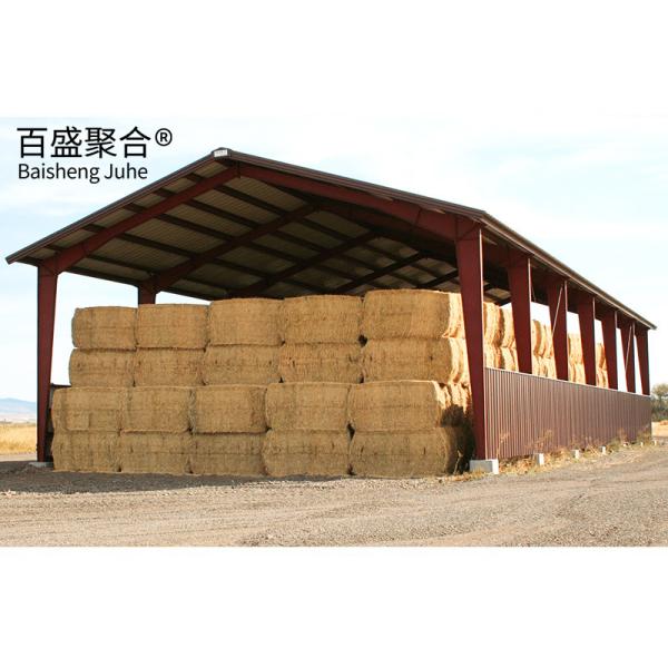 Portable Steel Structure Welding Prefab Metal Barn For Agricultural Farm Garden