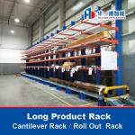 Cantilever Racking Roll Out Telescopic Cantilever Rack For Long Steel Pipe