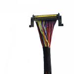 FI-RE51HL TO FI-RE51HL JAE Cable , LVDS Lcd Cable Assembly Multiple Colors