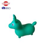 Customized Logo Bouncy Animal Hopper Green Donkey Appearance 52*47*25cm