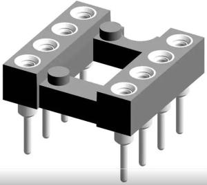 Wholesale 110-87-308-41-001101 RoHS 8 Pin Dip Socket Gold Through Hole from china suppliers