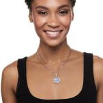 Italian Murano Glass Starfish Pendant In 18kt Gold Over Sterling