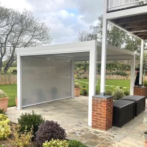 Wholesale Motorized Louvered Pergola Hardtop Gazebo Aluminum Louvered Pergola from china suppliers