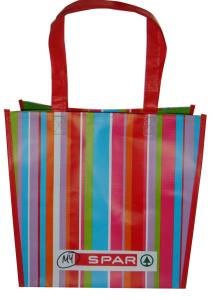 Wholesale Supermarket colorful green recyclable PP woven shopping bags from china suppliers