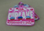 Soft PVC Marathon Medals , 2D Promotional Plastic Medals