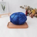 100% Polyester 1/0.3NM Metal Cloth Wire For Hand Knitting Storage Basket Bag