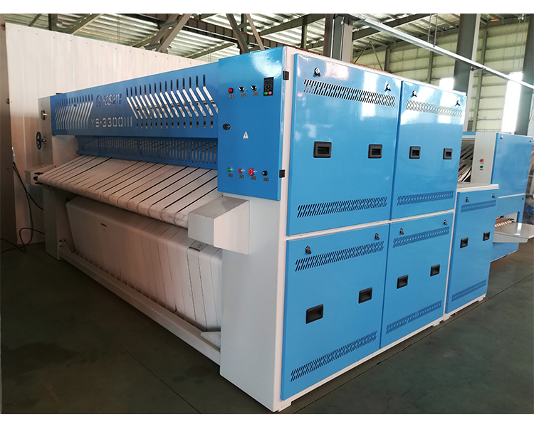 Stainless Steel Laundry Sheets Roller Ironing Machine for Hotel Bedsheets Industry