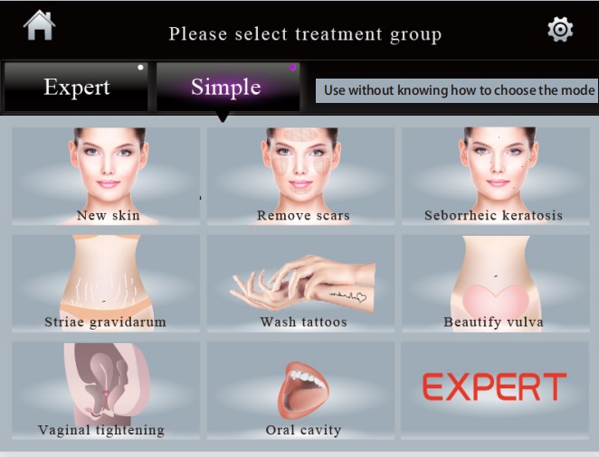 Fractional CO2 Laser Skin Resurfacing Machine 50W For Acne Treatment / Scar Removal