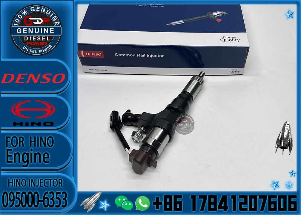 Excavator Parts SK200-8 SK250-8 SK260-8 SK200-9 J05E Engine Fuel Injector 095000-6353 23670-E0050 23910-E0050 VH23670E00
