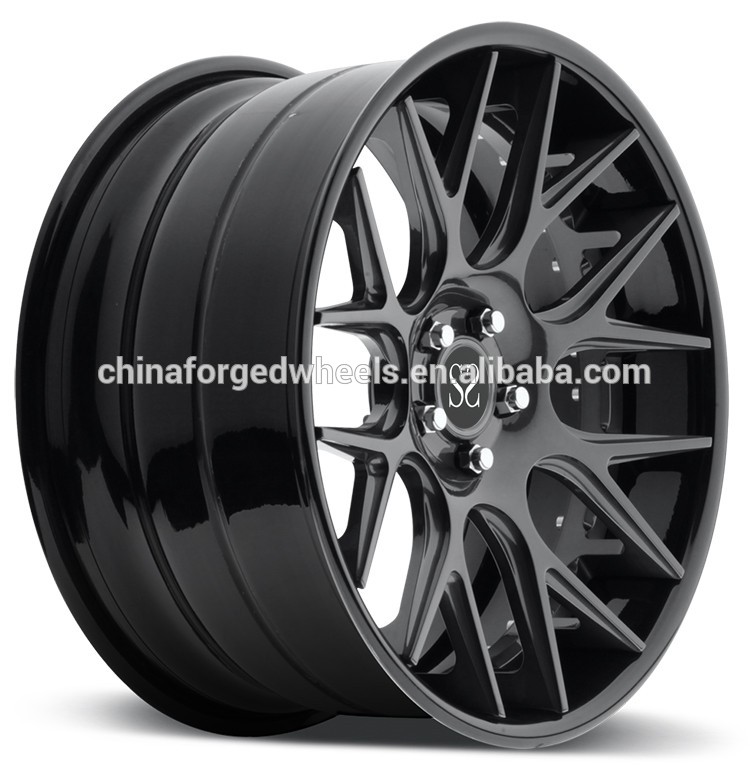 20inch RIms Gloss Black Machined For Audi S4 /Car Rim Forged Rims Made of 6061-T6