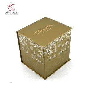 Wholesale Foldable Christmas 1250gsm Square Cardboard Gift Boxes For Chocolate from china suppliers