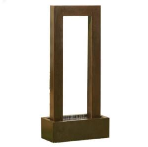 Wholesale Waterfall Cascade Corten Steel Water Feature Fountain from china suppliers