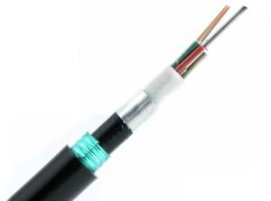 Wholesale 72Cores G652D Outdoor Fiber Optic Cable Metallic Strength Member Armored GYTZA53 from china suppliers