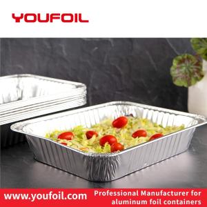 Wholesale Wrinkle Wall Disposable Aluminum Foil Container For Fast Food from china suppliers