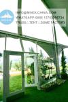 1000 People White PVC Outdoor Banquet Tent UV Resistance