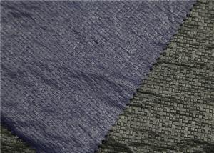 Wholesale Blue And Black Embossed PU Leather 220 Gsm Normal Tearing Strength Anti - Aging from china suppliers