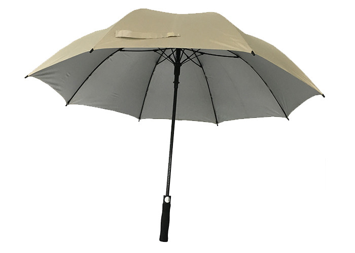 Manual Open Compact Golf Umbrella Storm Proof 27 Inch 8 Panels EVA Handle