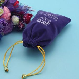 Wholesale Durable Velvet Storage Bag , Label Logo Printing Childrens Drawstring Bags from china suppliers