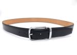 Black Genuine Leather Belts For Men'S Casual Dress / Work Business Jeans