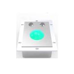 Waterproof Industrial Trackball Mouse 50mm Resin Light Ball Panel Mount