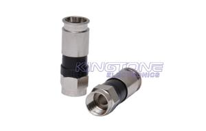 Wholesale F Type Male Bulkhead Coaxial Cable Connectors 75 Ohm for RG58 RG 59 RG6 from china suppliers