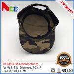 Durable Camouflage Military Cadet Cap Pure Cotton 3d Embroidery Fitted