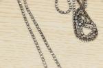 nonirritable rhinestone necklace chain 49in Length For Multiusage