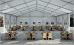 300 People Luxury Wedding Tents Rentals Aluminium Frame Marquee With Transparent