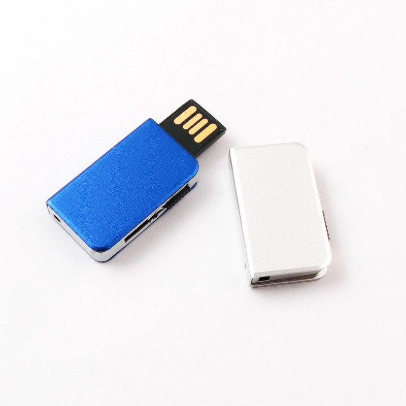 64GB 128GB Slide Metal USB Drive UDP 2.0 15MB/S Conform EU Standards