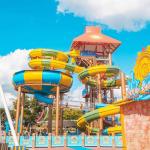Dream Castle Series Large Customized Water Village Slide Amusement Equipment