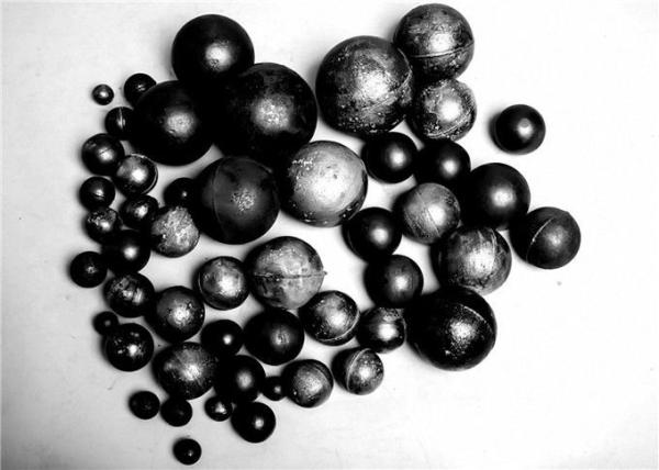 30mm 40mm Casting Steel Ball , Ball Mill Balls Customized Size Abrasion