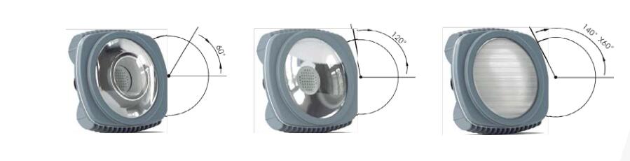 6000K 270w Dimmable Outdoor Light 60 Degree Flood Light For Basketball Court
