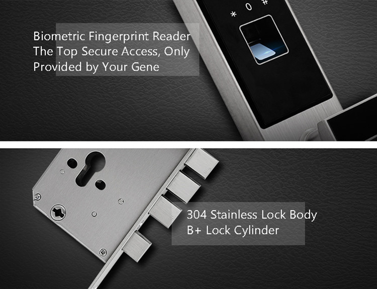 Stainless Smart Code Door Lock High Security Intelligent Simple For Apartment