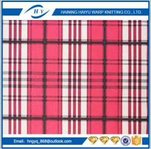 Wholesale Fashion Printed Fleece Fabric Plaid Fleece Fabric For Blankets from china suppliers