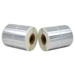 Pet Matte Silver Label Stickers Heat Resistant For Electronic Appliances