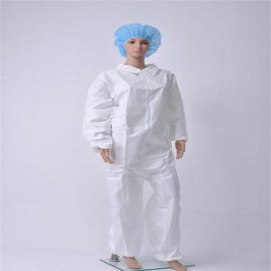 Wholesale Non Woven OEM 35gsm Disposable Hooded Coveralls from china suppliers