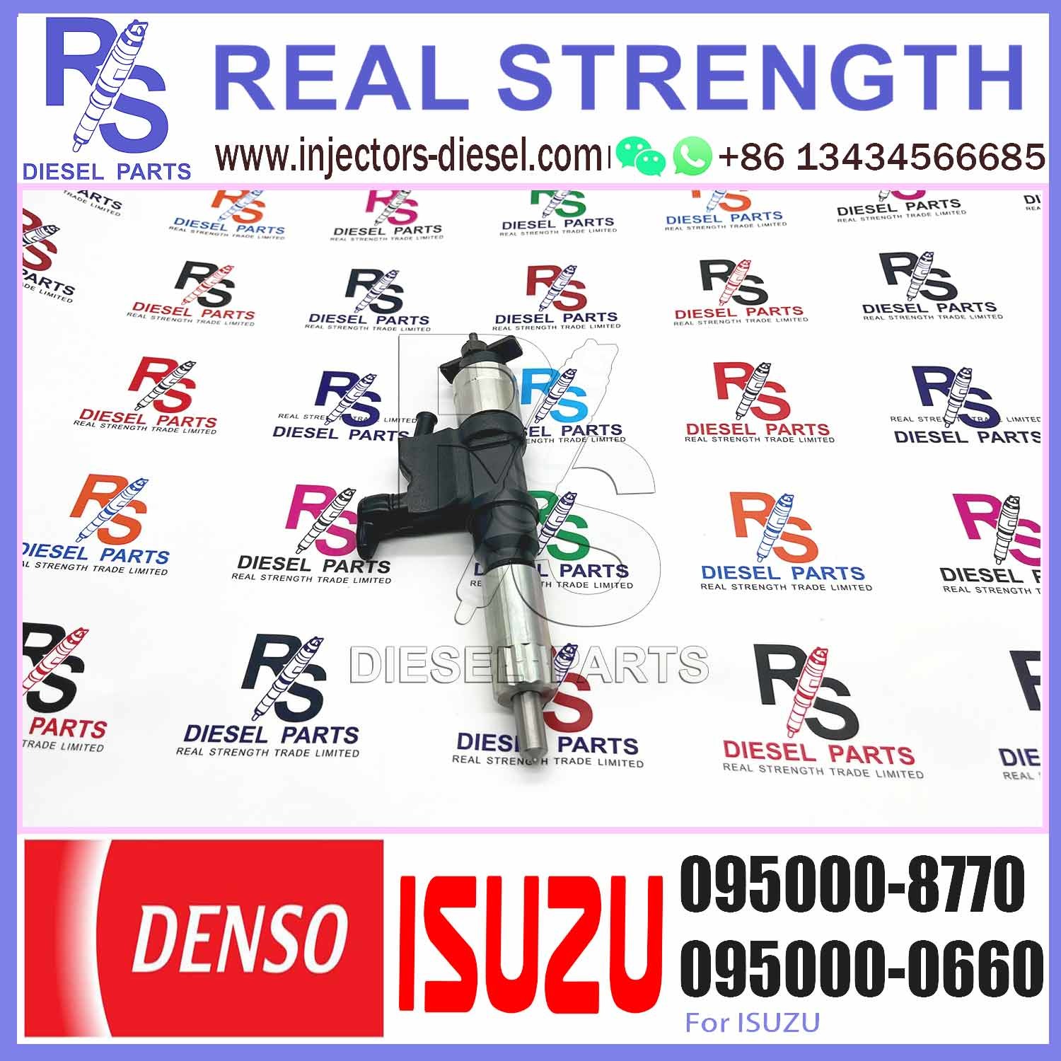 095000-8770 Good Quality Common Rail Diesel Fuel Injector 095000-8771 095000-8100 VG1038080007 VG1096080010
