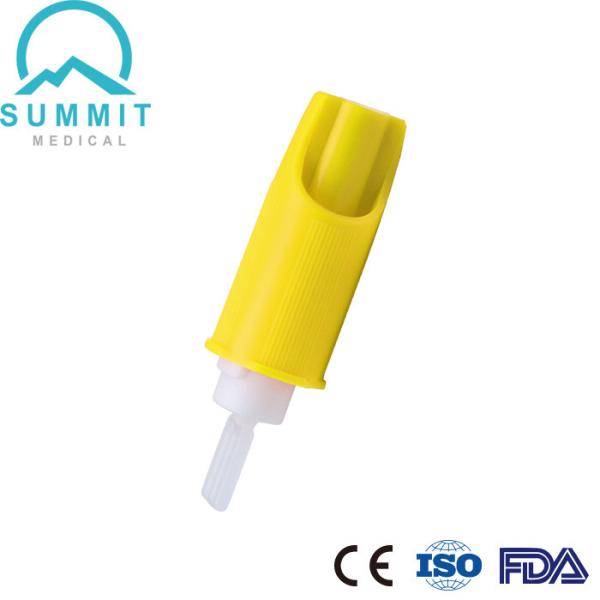 Sterile Blood Collection Safety Lancet Needle 26G 1.6MM Yellow 100 Pieces Per