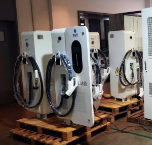 Wholesale 120kw Dual Gun Electric Car Charger Floor Fast Charger Customized from china suppliers