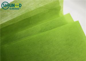 Wholesale Green Color Plain Type Punch Needle Fabric Chemical Bond Nonwoven 30gsm from china suppliers
