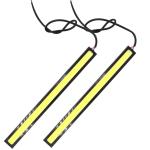 Daytime Drl Led Headlight Emergency Warning Car Running Cob Strip Light