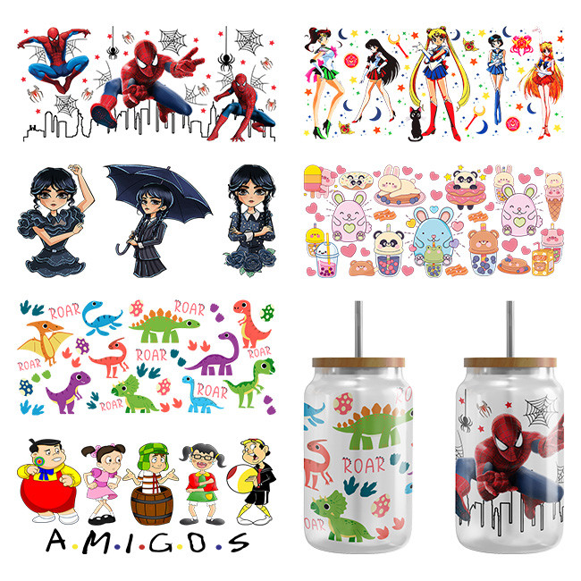 DIY 0.1mm Removeable Adhesive UV DTF Transfer Film Sticker Wraps OEM