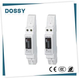 Wholesale Hot Selling Single Phase DIN Rail Digital Energy Meter from china suppliers