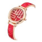 IP Rose Gold Womens Fashion Watch Alloy Ladies Classic Quartz Watch