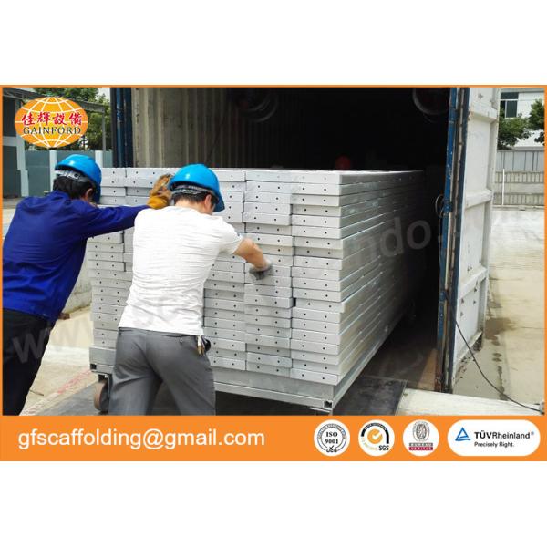 Q235 galvanized steel plank metal board 500mm to 4000mm as working platform in scaffolding projects