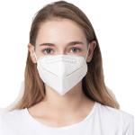 Unisex Anti - Haze N95 Medical Masks White High Filtration For House Cleaning